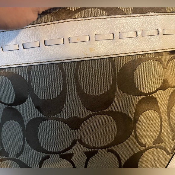 COACH SIGNATURE HAMPTON JACQUARD SUEDE STRIPE - Picture 5 of 13